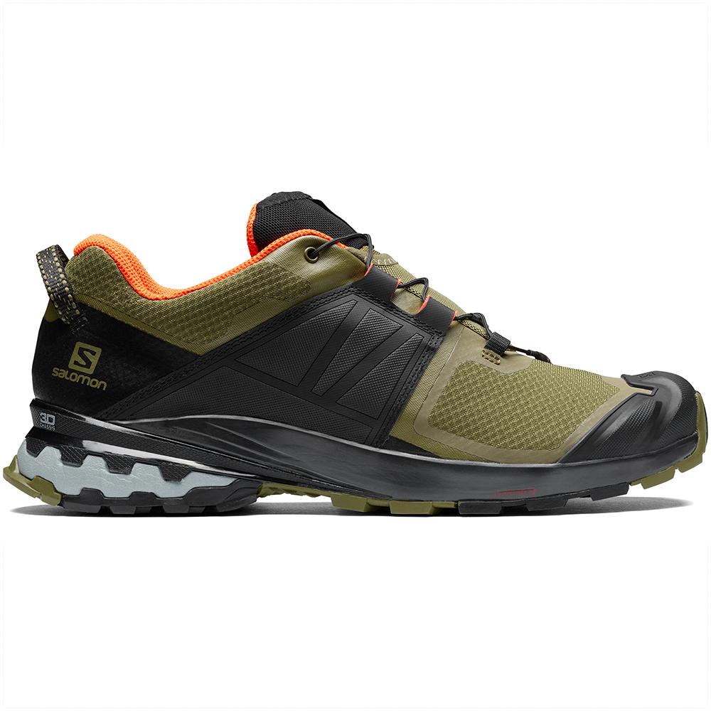 Salomon Singapore Mens Trail Running Shoes - XA WILD Olive | 89315-EICB